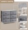 Sorbus 6 Drawers Dresser- Storage Unit with Steel Frame, Wood Top, Fabric Bins - for Bedroom, Closet, Office and more